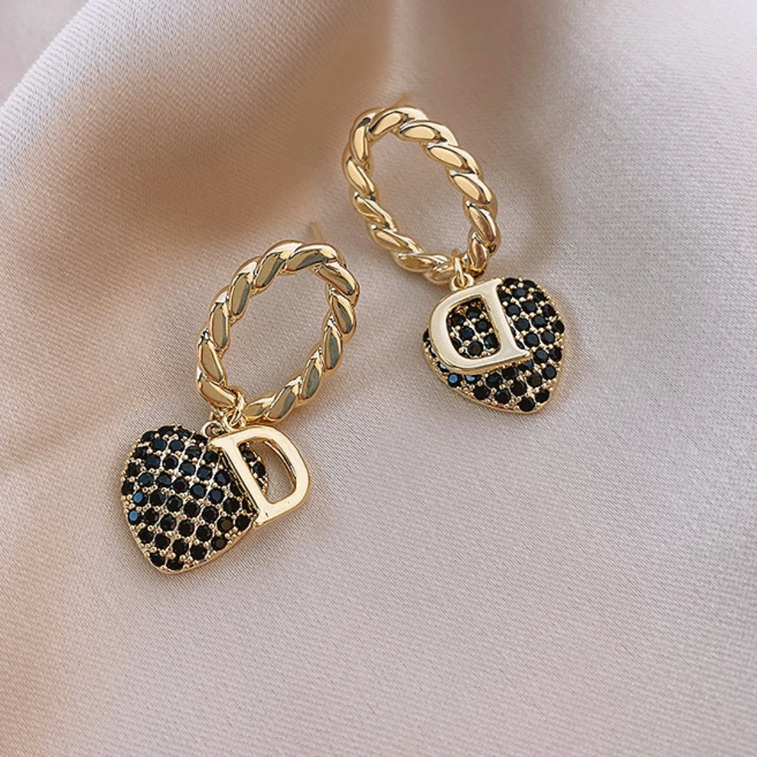 DCharm Heart Earrings