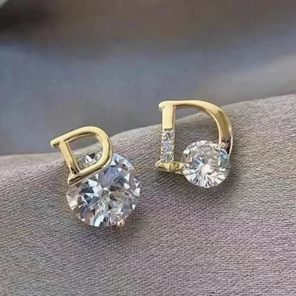 D Crystal Studs