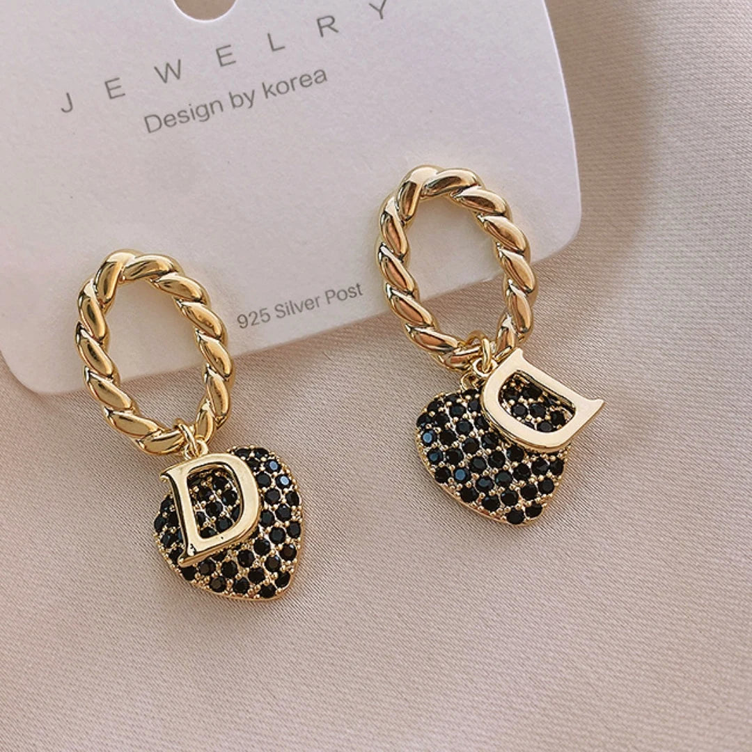DCharm Heart Earrings