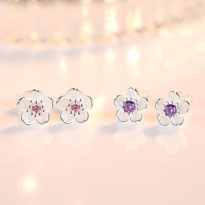 VioletBloom Studs