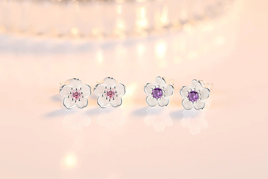VioletBloom Studs