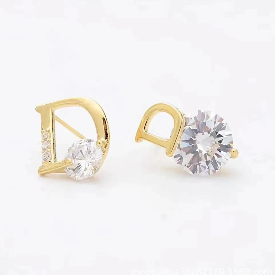 D Crystal Studs