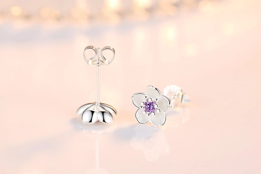 VioletBloom Studs