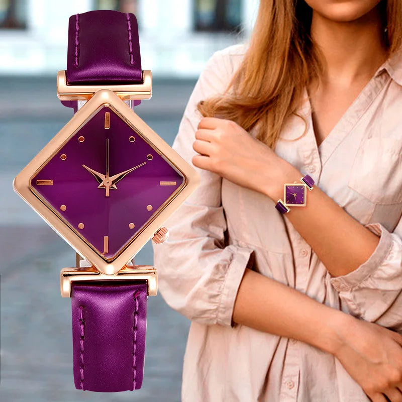 LuxeLeather Watch
