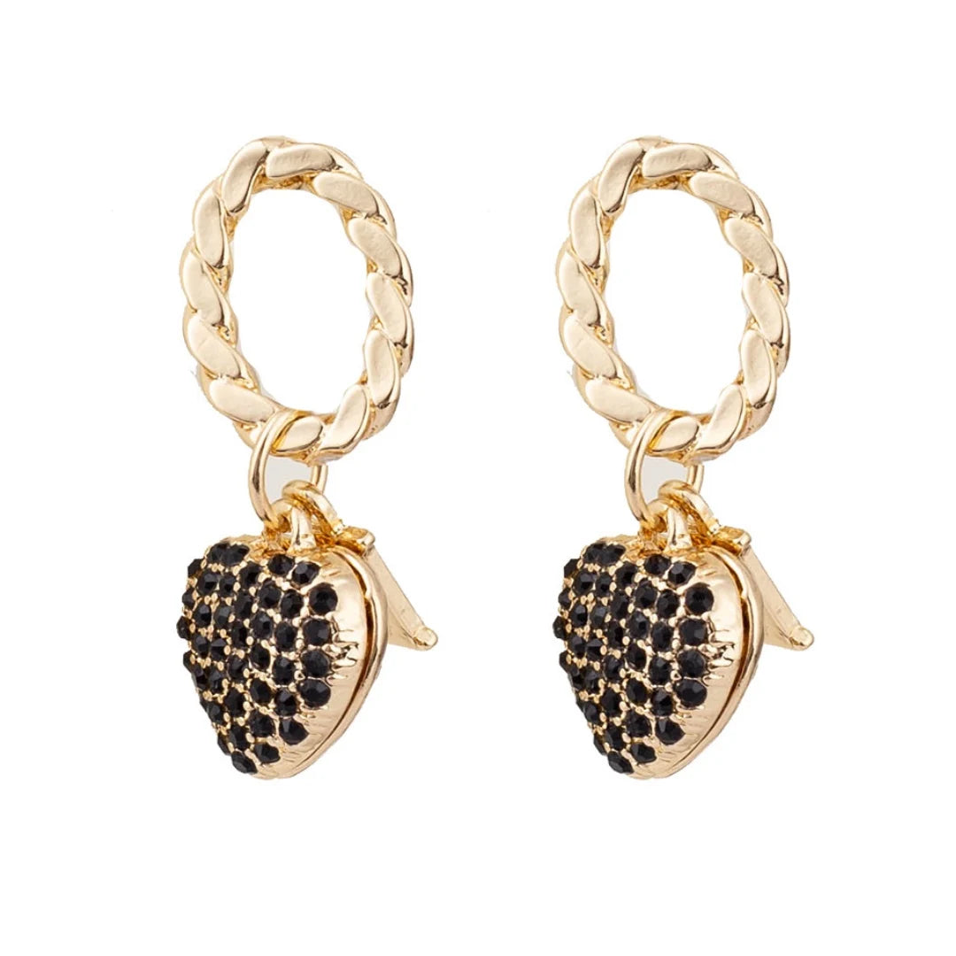 DCharm Heart Earrings