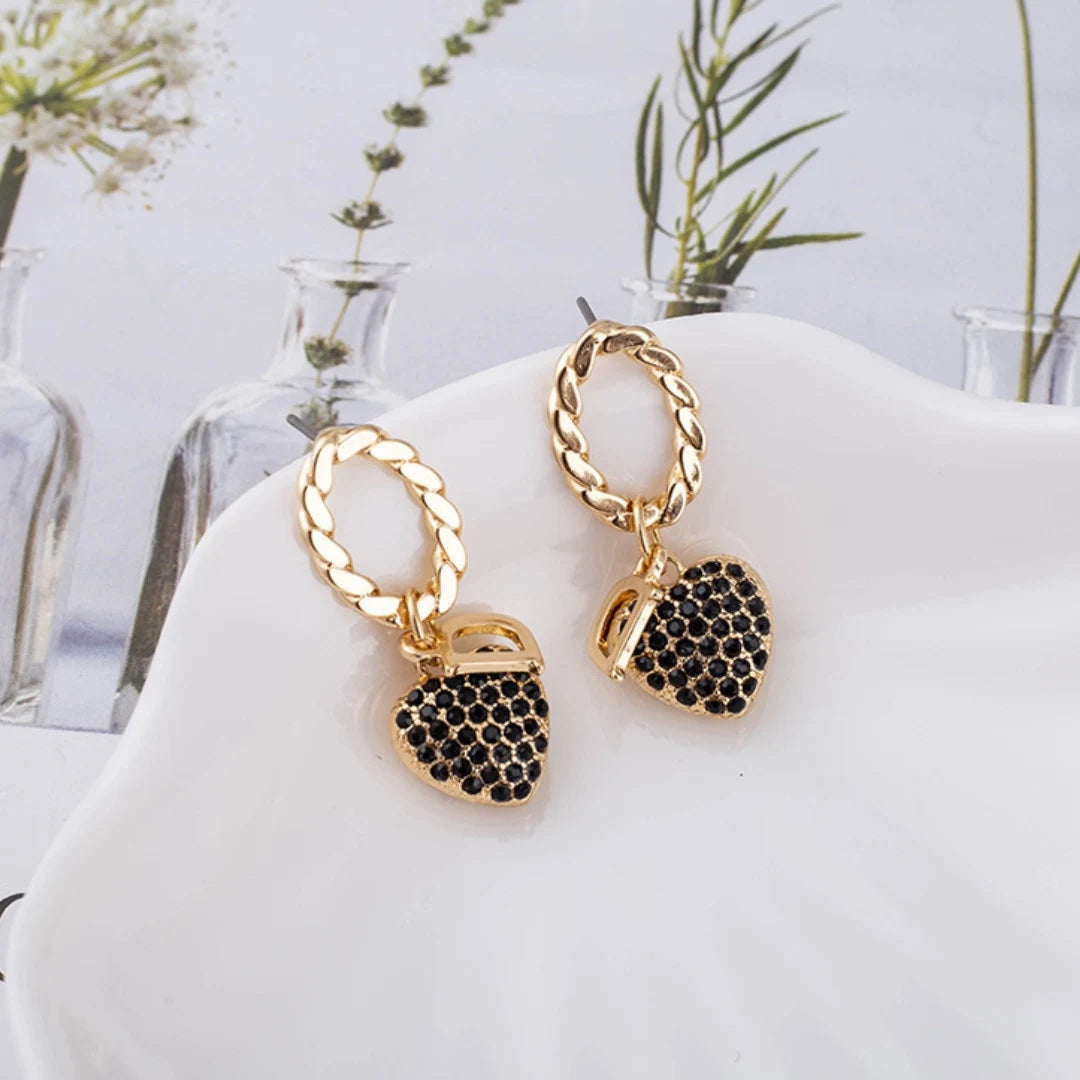 DCharm Heart Earrings