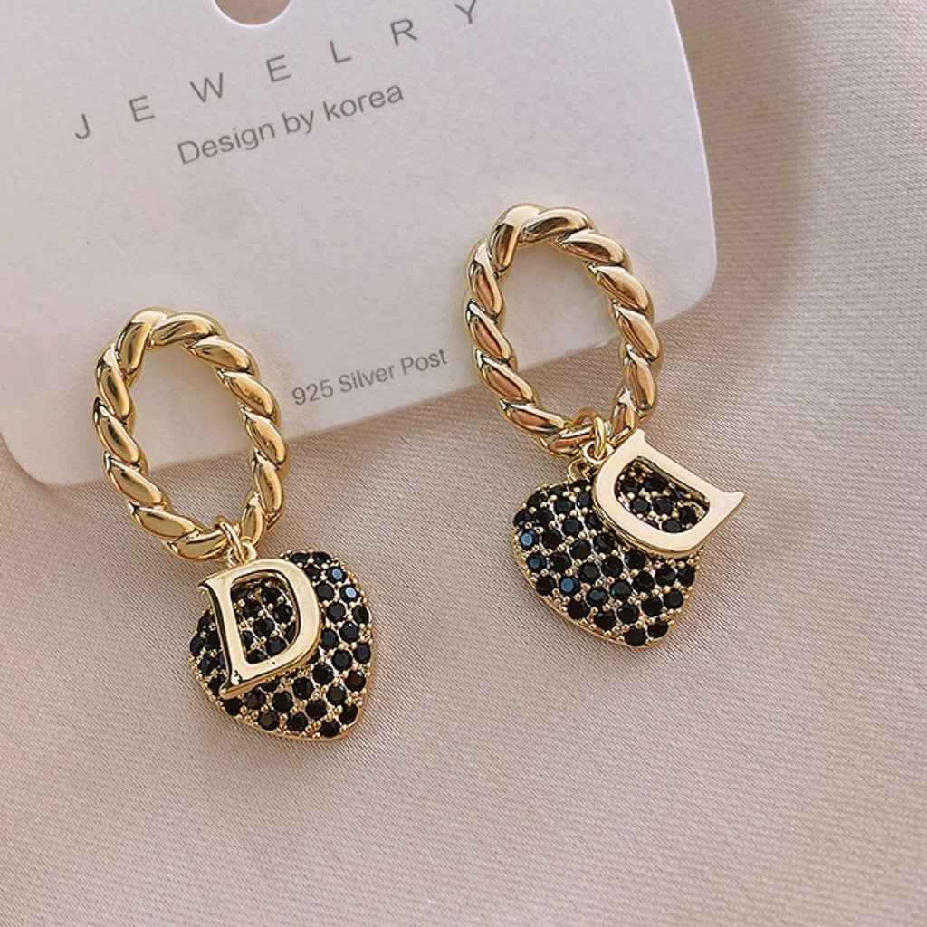 DCharm Heart Earrings