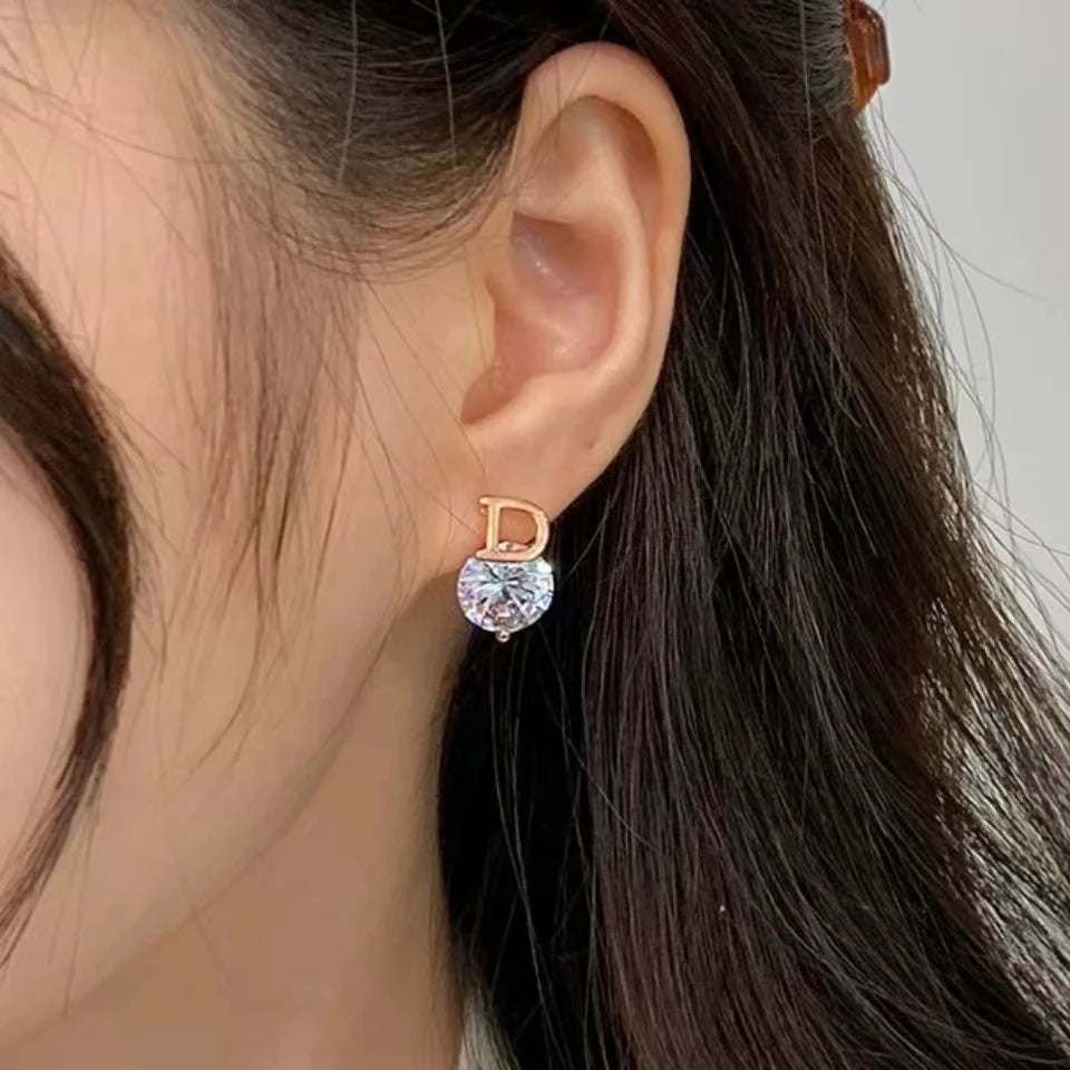 D Crystal Studs