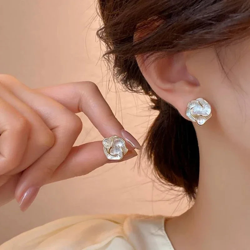 CamelliaGlow Studs
