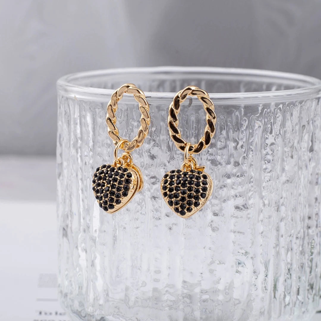 DCharm Heart Earrings